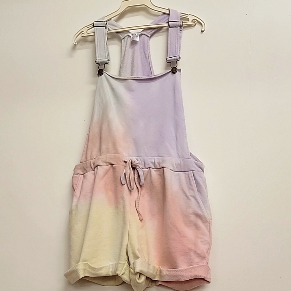 Venus Pastel Tie Dye Shortall Frech Terry M